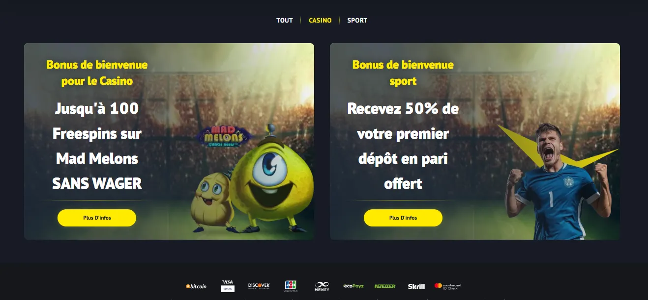 Limites accès mobile Yonibet app France licence